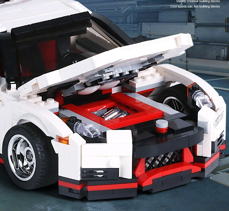 GTR Racing Children DIY Assembled Building Block Toys