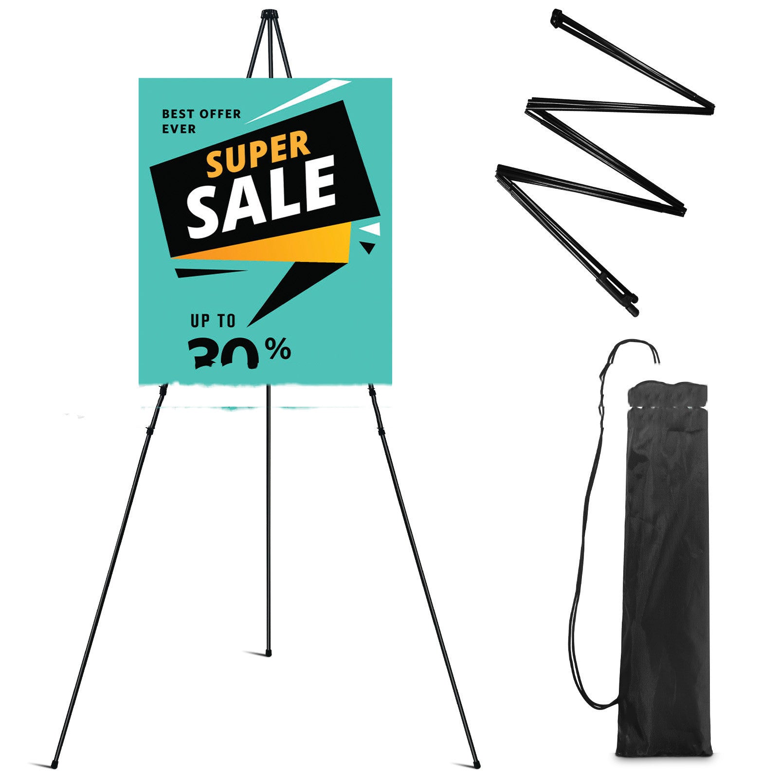 63Inch Foldable Easel Portable