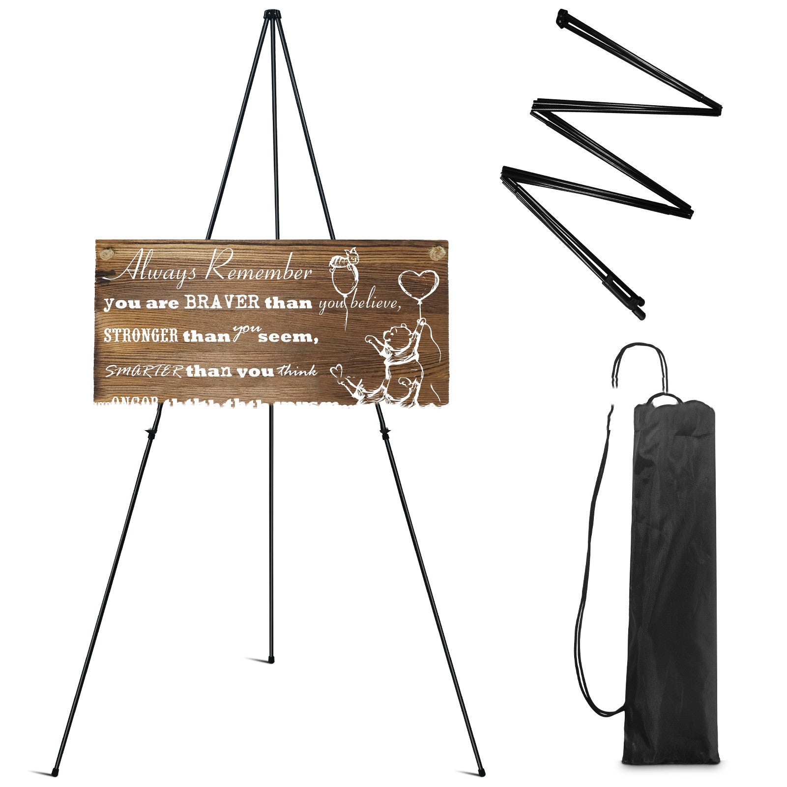 63Inch Foldable Easel Portable