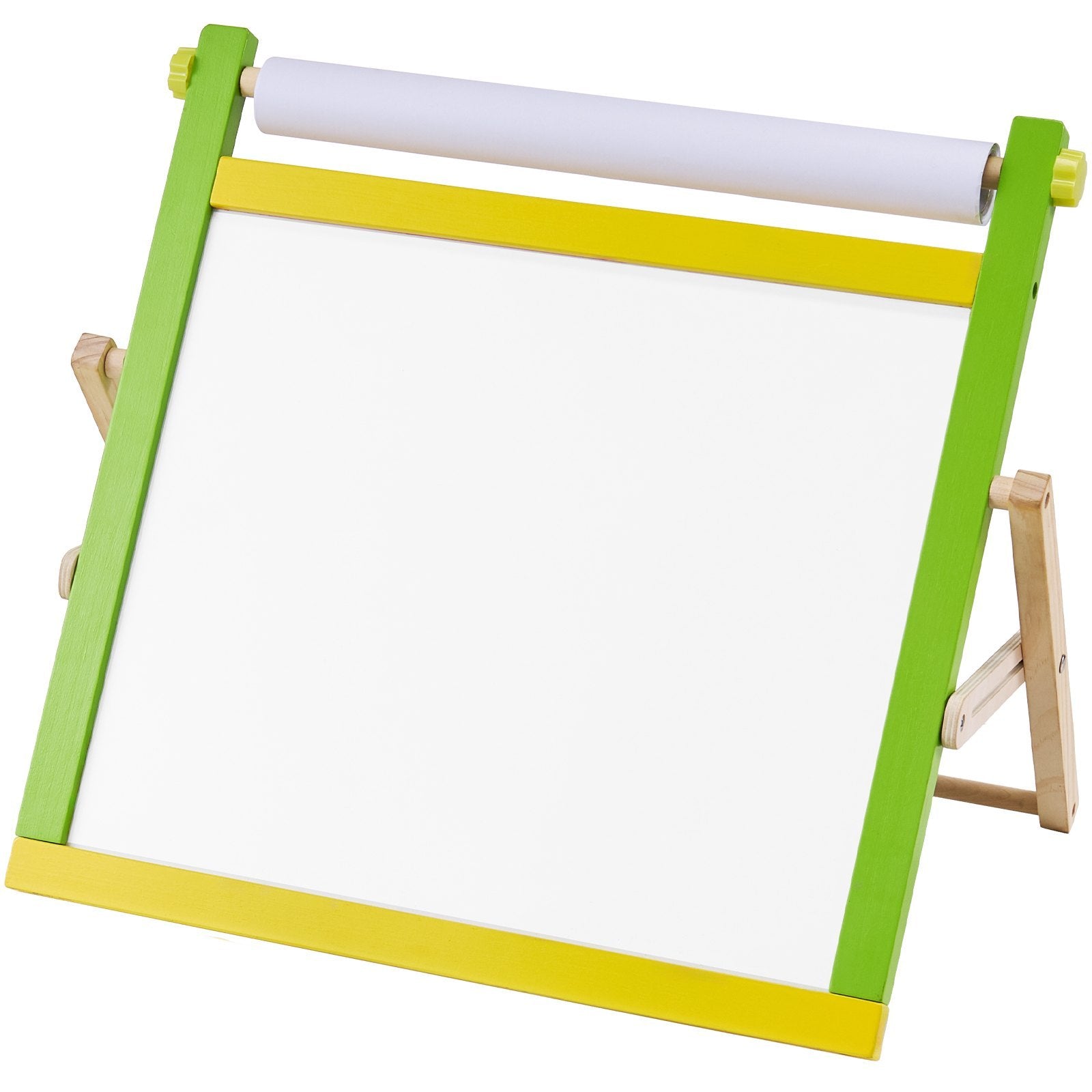 Christmas Gift VEVOR 3-in-1 Tabletop Kids Art Easel Double-Sided Magnetic Whiteboard Chalkboard